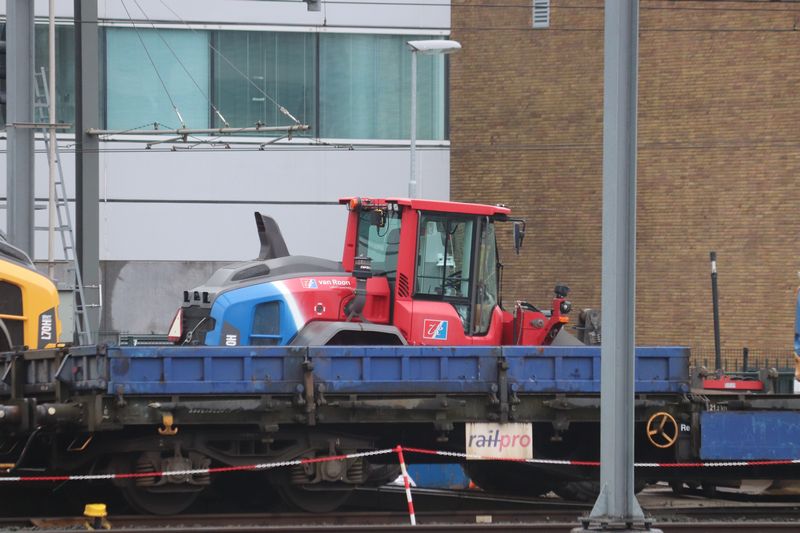 Werkzaamheden aan verbreding perron Utrecht Centraal